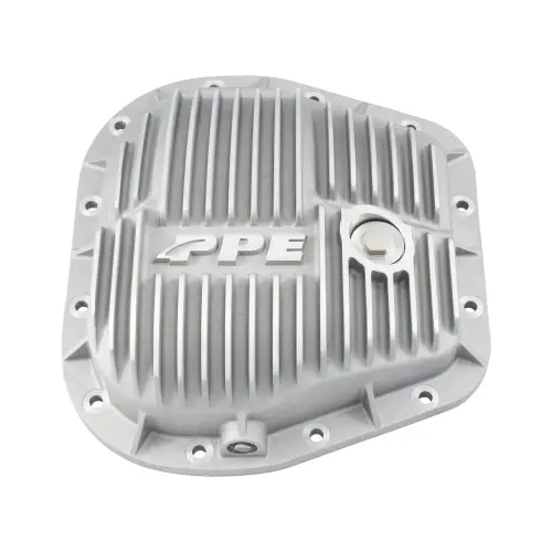 Pacific Performance Engineering - 338051300 | PPE Performance Ford F-150/SUV 9.75 Inch - 12-Bolt Heavy-Duty Cast Aluminum Rear Differential Cover | Raw Finish