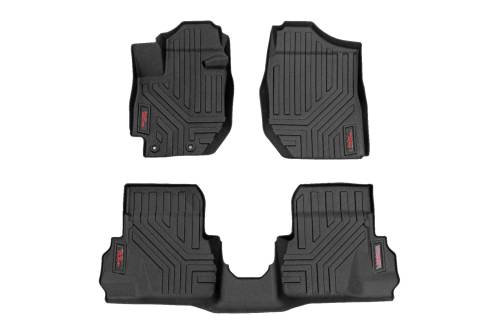 Rough Country - SM01013 | Rough Country Sure Fit Floor Mats For Suzuki Jimny | First & Second Row, For 3 Door Models