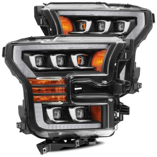 AlphaREX - 880152 | AlphaRex NOVA-Series LED Projector Headlights For Ford F-150 (2015-2017) / F-150 Raptor (2017-2020) | Black