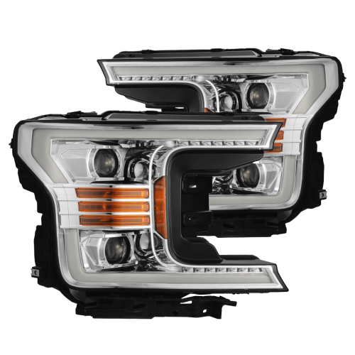 AlphaREX - 880175 | AlphaRex LUXX-Series LED Projector Headlights For Ford F-150 (2018-2020) | Chrome