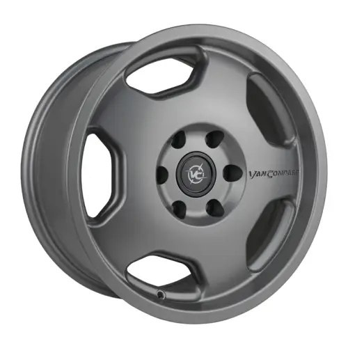 Van Compass - 2100-TT | Van Compass Chunk Wheel For Mercedes-Benz Sprinter | 17X8 Inch | Satin Titanium