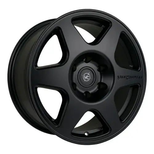Van Compass - 2101-SB | Van Compass Slice Wheel For Mercedes-Benz Sprinter | 17X8 Inch | Satin Black