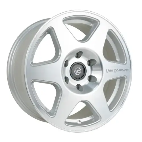 Van Compass - 2101-SM | Van Compass Slice Wheel For Mercedes-Benz Sprinter | 17X8 Inch | Polished Machined