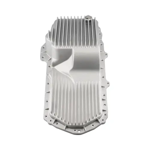 Pacific Performance Engineering - 114055000 | PPE Performance Heavy-Duty Cast Aluminum Engine Oil Pan For GM Silverado/Sierra 1500 2.7L | Raw Finish