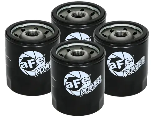 Afe - Advance Flow Engineering - 44-LF037-MB | AFE Power PROGUARD Oil Filter (4 Pack) For Audi, Chevrolet, Chrysler, Dodge, Ford, Lexus, Lincoln, Mazda, Plymouth, Saab, Saturn, Suzuki, Toyota & Volkswagen
