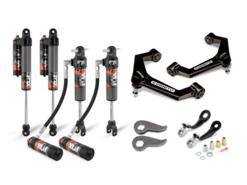 Cognito Motorsports - 210-P0932 | Cognito 3 Inch Elite Leveling Kit with Fox Elite 2.5 Reservoir Shocks (2020-2022 Silverado, Sierra 2500 HD, 3500HD 2WD/4WD)
