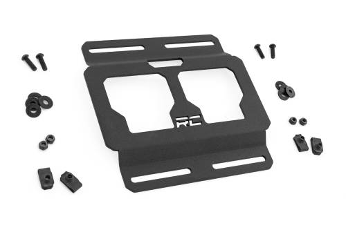 Rough Country - 99105 | Rough Country Molle Packout Bracket, Universal | 1 Row 2 Column Mount