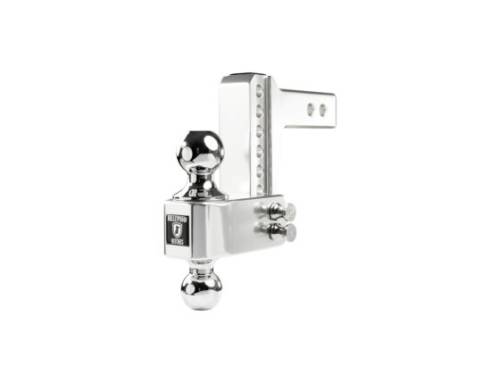 Cognito Motorsports - AL204 | BulletProof 2.0 inches Aluminum Medium Duty 4 inches Drop/Rise Hitch