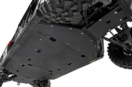 Rough Country - 96137 | Rough Country Full Coverage Skid Plate Kit, 4 Seater For CFMOTO UFORCE U10 Pro