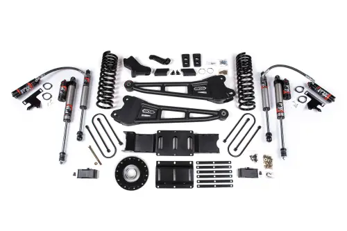 BDS Suspension - BDS2185FPE | BDS Suspension 5.5 Inch Lift Kit With Radius Arm For Ram 3500 4WD Gas | Rear 5 Inch Block Kit With Overload | Fox 2.5 Performance Elite Shocks