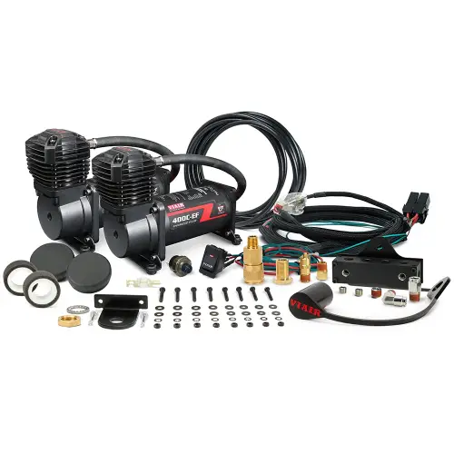 VIAIR - 400DB01-EF | VIAIR VMS EF Base System, Dual Compressor System | Stealth Black, Dual 400C