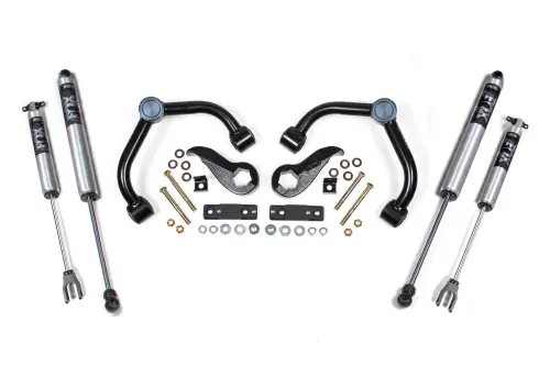 BDS Suspension - BDS1838FS | BDS Suspension 2 Inch Leveling Kit For Chevrolet Silverado / GMC Sierra 2500HD / 3500HD | Fox 2.0 Performance Series Shocks