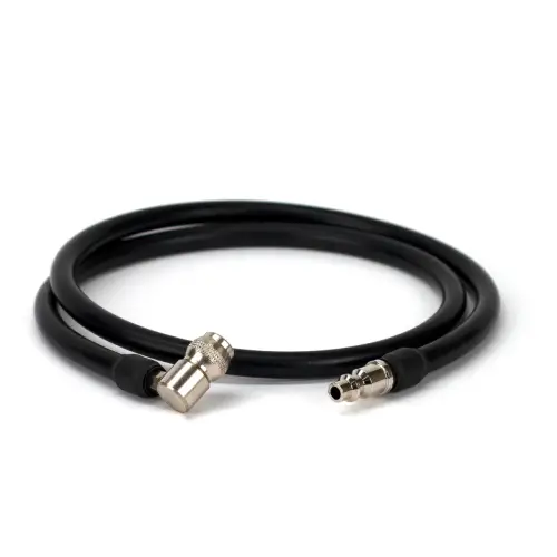 VIAIR - 00052 | VIAIR Twist On 90 Degree Schrader Chuck | 40 Inch Rubber Hose