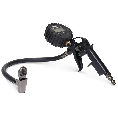 VIAIR - 00053 | VIAIR Tire Inflation Guns, Digital 0-180 PSI | Stealth Black