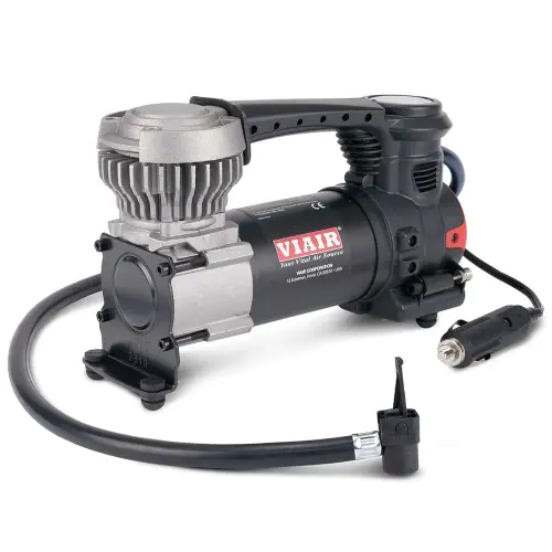 VIAIR - 00087 | VIAIR Every Vehicle Carry 85P Portable Compressor Kit | Battery Clamps, Twist-on Tire Chuck