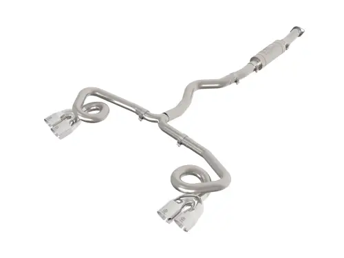 Afe - Advance Flow Engineering - 49-36812-P | aFe Power Takeda 3 Inch To 2-1/2 Inch, 304 Stainless Steel Cat-Back Exhaust System With Polished Tip For Subaru WRX H4-2.4L (t)