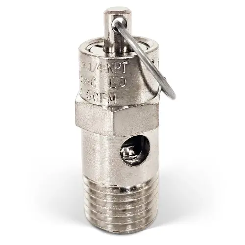 VIAIR - 92251 | VIAIR Safety Valves - 250 PSI / Nickel Plated / No Thread Sealant