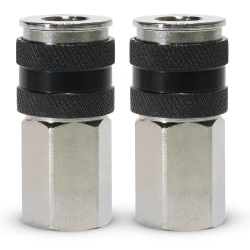 VIAIR - 92872-2 | VIAIR Automatic Quick Connect Coupler - 3/8" (F) / Without VIAIR Logo / 2 PCS