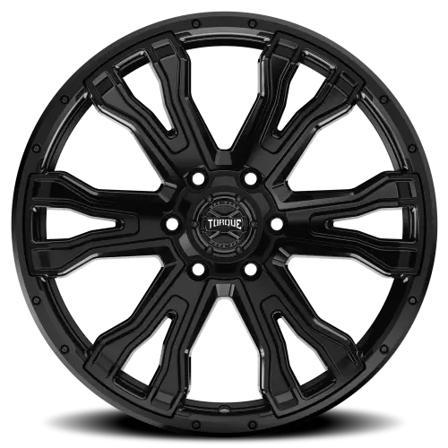 Rough Country - TW407C-20908404-12 | Rough Country Torque Prime Wheel | Satin Black / 20x9 / 6x5.5 / -12mm