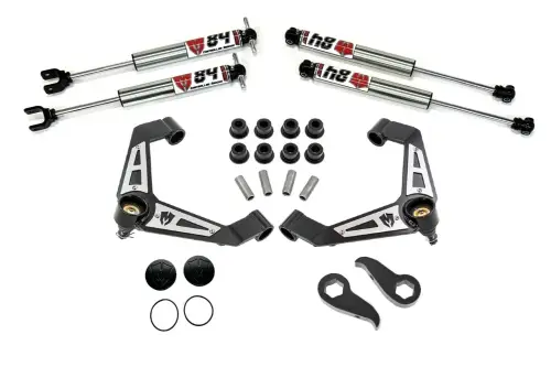 McGaughys Suspension Parts - 52316 | McGaughys 2 Inch Leveling Kit With M84 Shocks For Chevrolet Silverado / GMC Sierra 2500HD / 3500HD