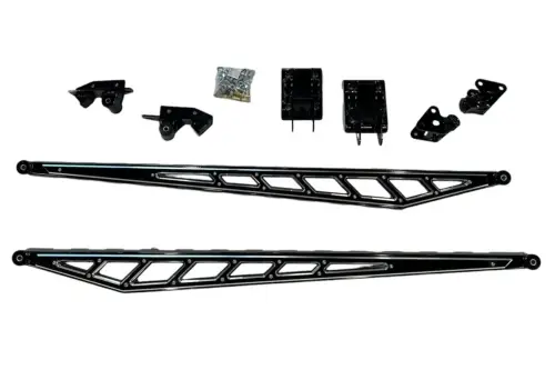 McGaughys Suspension Parts - 57254 | McGaughys Premium S/S Traction Bar Kit For Ford F-350 Super Duty 4WD