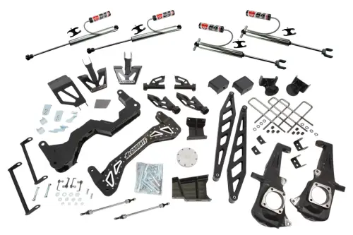 McGaughys Suspension Parts - 52376 | McGaughys 7-9 Inch Premium Lift Kit With M84 RR Shocks For Chevrolet Silverado / GMC Sierra 2500HD