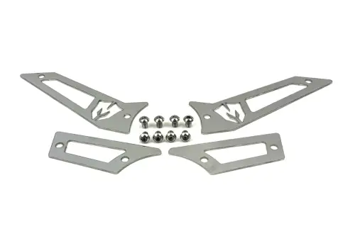 McGaughys Suspension Parts - 50707 | McGaughys Replacement Stainless Steel Badges For Upper Control Arms For Chevrolet Silverado / GMC Sierra 1500