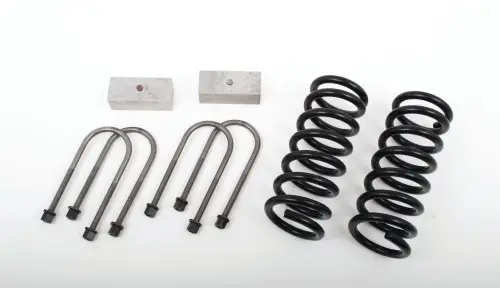 McGaughys Suspension Parts - 44017 | McGaughys 1.5/2 Inch Drop Kit For Dodge SRT Single Cab | Coil Springs & Rear Lowering Block Kit