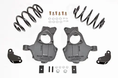McGaughys Suspension Parts - 34214 | McGaughys 2/3 Inch Deluxe Drop Kit For Chevrolet Suburban / Tahoe / GMC Yukon / Yukon XL 2WD | NO Factory Auto Leveling Shocks