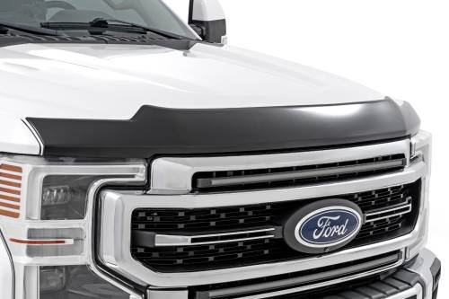 Rough Country - HP30013-RCGB | Rough Country Hood Protector For Ford F-250/F-350 Super Duty 2WD/4WD | Gloss Black
