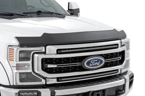 Rough Country - HP30013 | Rough Country Hood Protector For Ford F-250/F-350 Super Duty 2WD/4WD | Flat Black