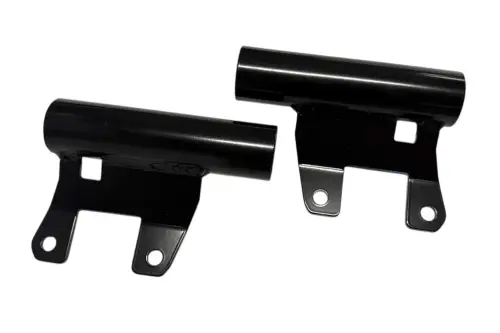McGaughys Suspension Parts - 52357 | McGaughys Front Upper Shock Reservoir Mounts For Chevrolet Silverado / GMC Sierra 2500HD / 3500HD
