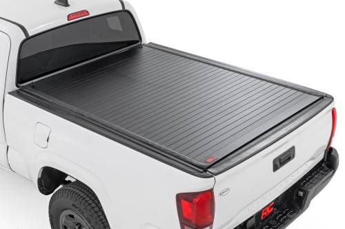 Rough Country - 50420600 | Rough Country Hard Roll Up Bed Cover For Toyota Tacoma 2WD/4WD | 6' Bed