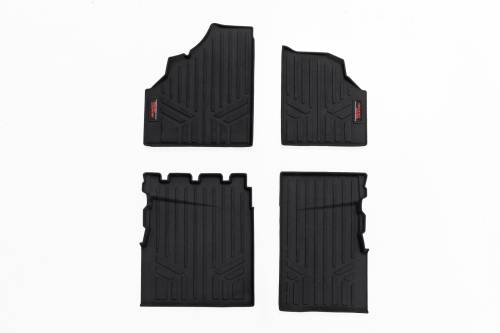 Rough Country - U-1103 | Rough Country Floor Mats For Can-Am Defender HD5/HD7/HD8/HD9/HD10 | First & Second Row