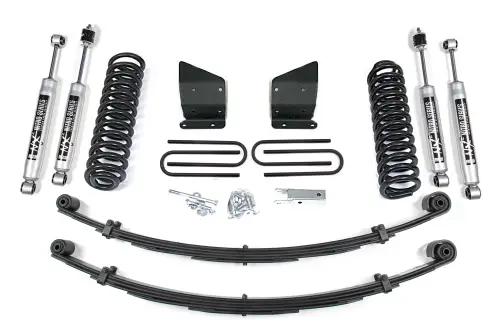 BDS Suspension - BDS379H | BDS Suspension 6 Inch Lift Kit For Ford F-100 / F-150 4WD | Rear Leaf Springs