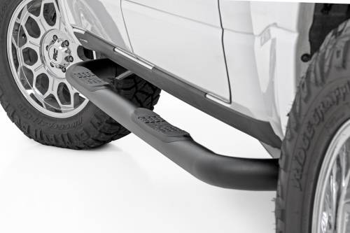 Rough Country - 43014 | Rough Country Nerf Steps, 3 Inch Tube, For Crew Cab Ram 1500 /1500 TRX