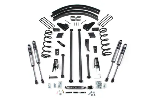 BDS Suspension - BDS214FS | BDS Suspension 4.5 Inch Lift Kit With Long Arm Conversion For Ram 2500 / 3500 4WD | Rear Block Kit With Factory Overload | Fox 2.0 Performance Series Shocks
