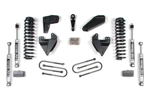 BDS Suspension - BDS501H | BDS Suspension 4 Inch Lift Kit For Ford F-100 / F-150 4WD | Rear 2 Inch Block Kit | NX2 Nitro Series Shocks