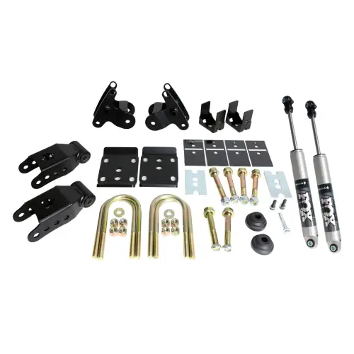 Ridetech - 12299522 | Ridetech Rear 5.5 Inch Lowering Kit With Shocks For Ford F-150 2WD/4WD | HQ Touring Series Shocks