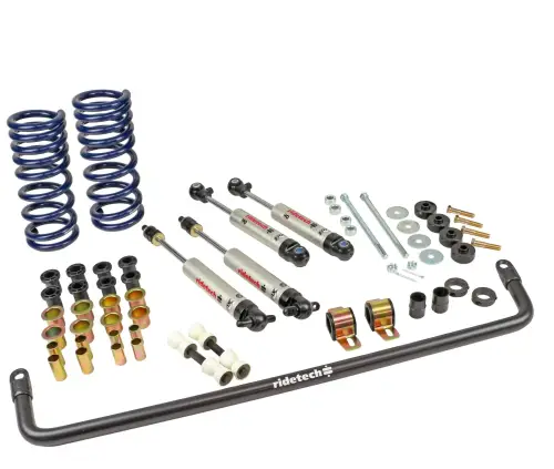 Ridetech - 11535009 | Ridetech StreetGRIP Suspension System For Chevrolet Corvette | HQ Series Shocks | NOT Including Steel Leaf Springs
