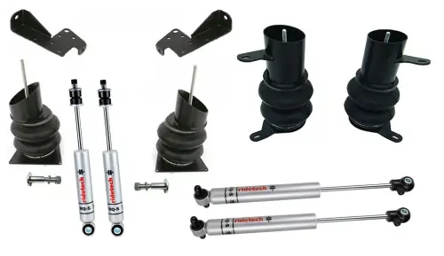 Ridetech - 11050196 | Ridetech Front and Rear Air Suspension System For Chevrolet Impala | RQ-S Series Shocks