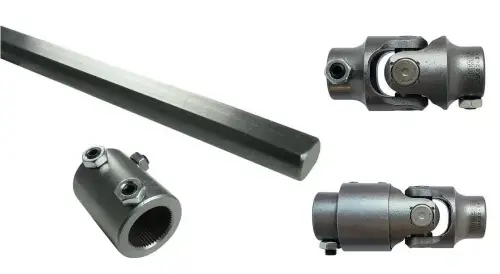 Ridetech - 11009535 | Ridetech Steering Column U-Joint Kit For Chevrolet Camaro / Pontiac Firebird / GM A-Body | 1″-48 Spline to 3/4″-36 Spline