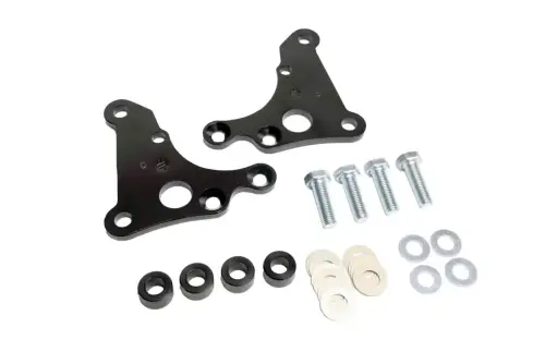 Ridetech - 11009546 | Ridetech Caliper Brackets For C5 / C6 Corvette Brakes | On Ridetech AFX Hub Spindle