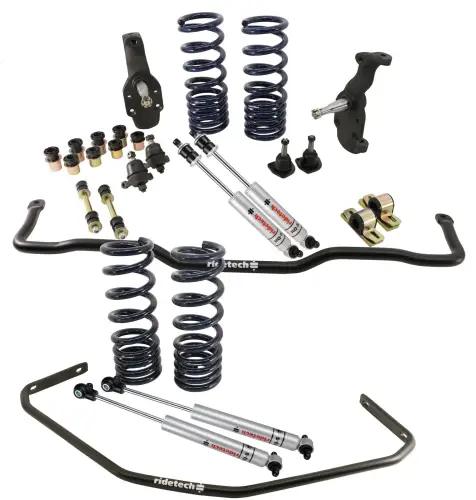 Ridetech - 11055013 | Ridetech StreetGRIP Suspension System For Chevrolet Impala | Small Block | RQ-S Series Shock