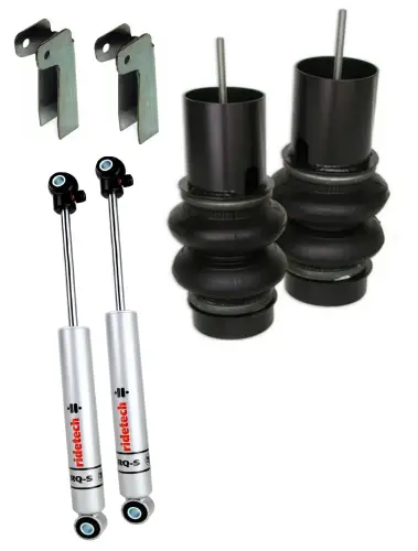 Ridetech - 11151013 | Ridetech Front CoolRide Air Spring and Shock Kit For Pontiac Fullsize | RQ-S Series Shock