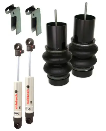 Ridetech - 11151010 | Ridetech Front CoolRide Air Spring and Shock Kit For Pontiac Fullsize | HQ Series Shock