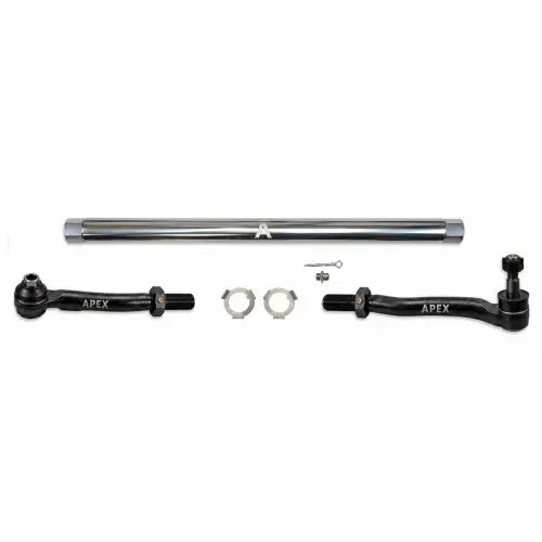 Apex Chassis - KIT362-POL | Apex Chassis ProLock Tie Rod Kit For Ford F-450/F-550 Super Duty 4WD | 7075-T6 Polished Aluminum