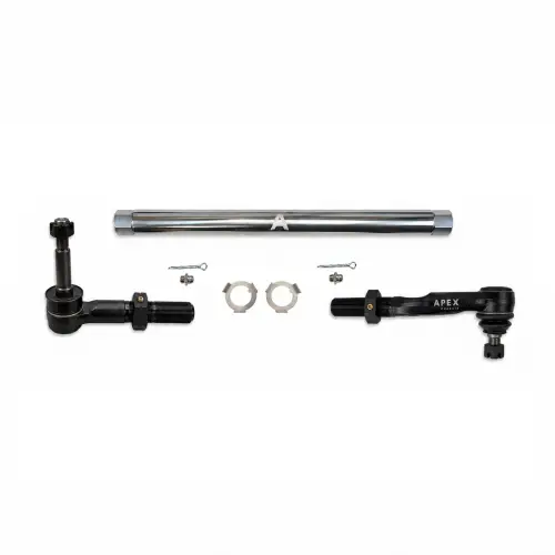 Apex Chassis - KIT363-POL | Apex Chassis ProLock Drag Link Kit For Ford F-450/F-550 Super Duty 4WD | 7075-T6 Polished Aluminum