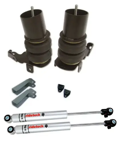 Ridetech - 11281013 | Ridetech Front CoolRide Air Spring & Shock Kit For Chevrolet Impala | RQ-S Series Shocks