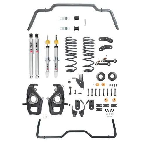 Belltech - 353002SPS | Belltech Lowering Kit With Adjustable Front Struts & Anti-Swaybar Set For Ram 1500 4WD/RWD | F: 3-4" / R: 4-5